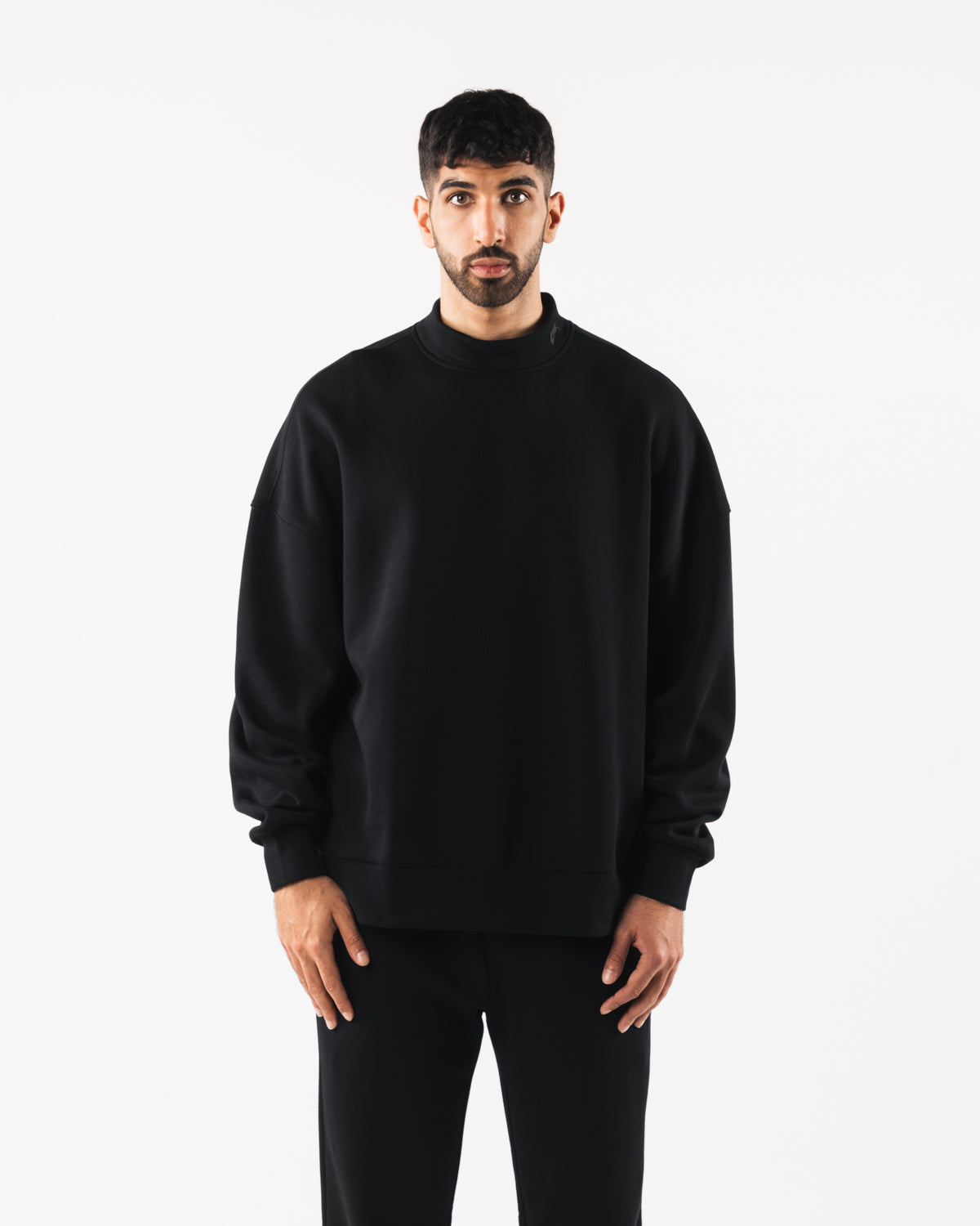 Origin Mock Neck LS Black