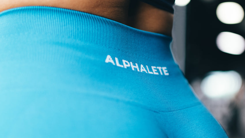 Alphalete amplify leggings in tuxedo blue - Athletic apparel