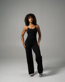 Aura Wide Leg Pant - Black