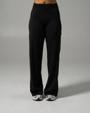 Aura Wide Leg Pant - Black