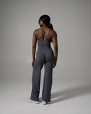 Aura Wide Leg Pant Long - Thunderstorm