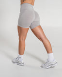 Amplify Ultra-High Rise Short in LT Heather – women's high-rise seamless compression shorts