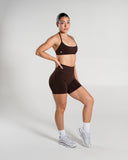 Amplify Ultra-High Rise Short in Cashmere – women's shorts with breathable fabric, view 7