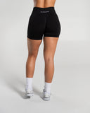Amplify Mid Rise Short in Black – Alphalete women's shorts
