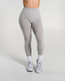 Amplify Ultra-High Rise Legging in LT Heather – women's legging in nylon and polyester fabric