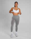 Amplify Mid Rise Legging - Heather Grey