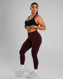 Amplify Mid Rise Legging - Merlot