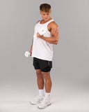 Racer Tank - White