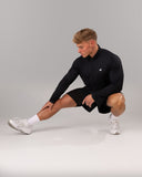 Racer Quarter Zip - Black