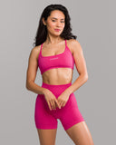 Amplify Open Back Bra - Bloom