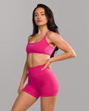 Amplify Open Back Bra - Bloom