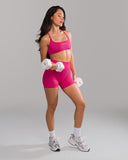 Amplify Open Back Bra - Bloom