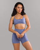 Amplify Open Back Bra - Bluebonnet