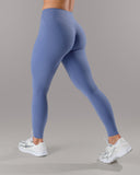 Wrap Mid Rise Legging - Bluebonnet