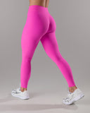 Wrap Mid Rise Legging - Malibu Pink
