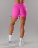 Wrap Mid Rise Short - Malibu Pink