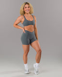 Wrap Mid Rise Short - Dark Navy