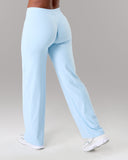 Aura Wide Leg Pant Long - Powder Blue