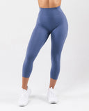 Aura Ultra-High Rise Capri - Dusty Blue