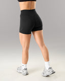 Aura Ultra-High Rise Short - Black
