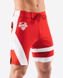 Aztec Boardshort - Crimson Coin