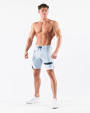 Aztec Boardshort - Navy Sky