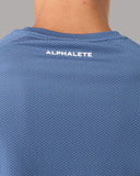 Base Tee - Muted Blue