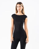 Basics Open Back Top - Black