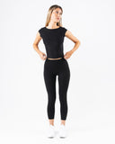 Basics Open Back Top - Black