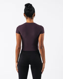 Basics Tee - Black Garnet