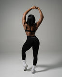 Pump Mid Rise Legging - Black