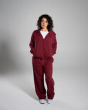 Core Midweight Fleece Zip Hoodie - Strawberry Jam