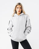 Core Stripe Hoodie - Heather Grey