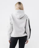 Core Stripe Hoodie - Heather Grey