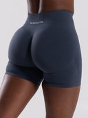Pump High Rise Short - Dusty Navy