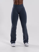 Pump Mid Rise Flared Pant - Dusty Navy