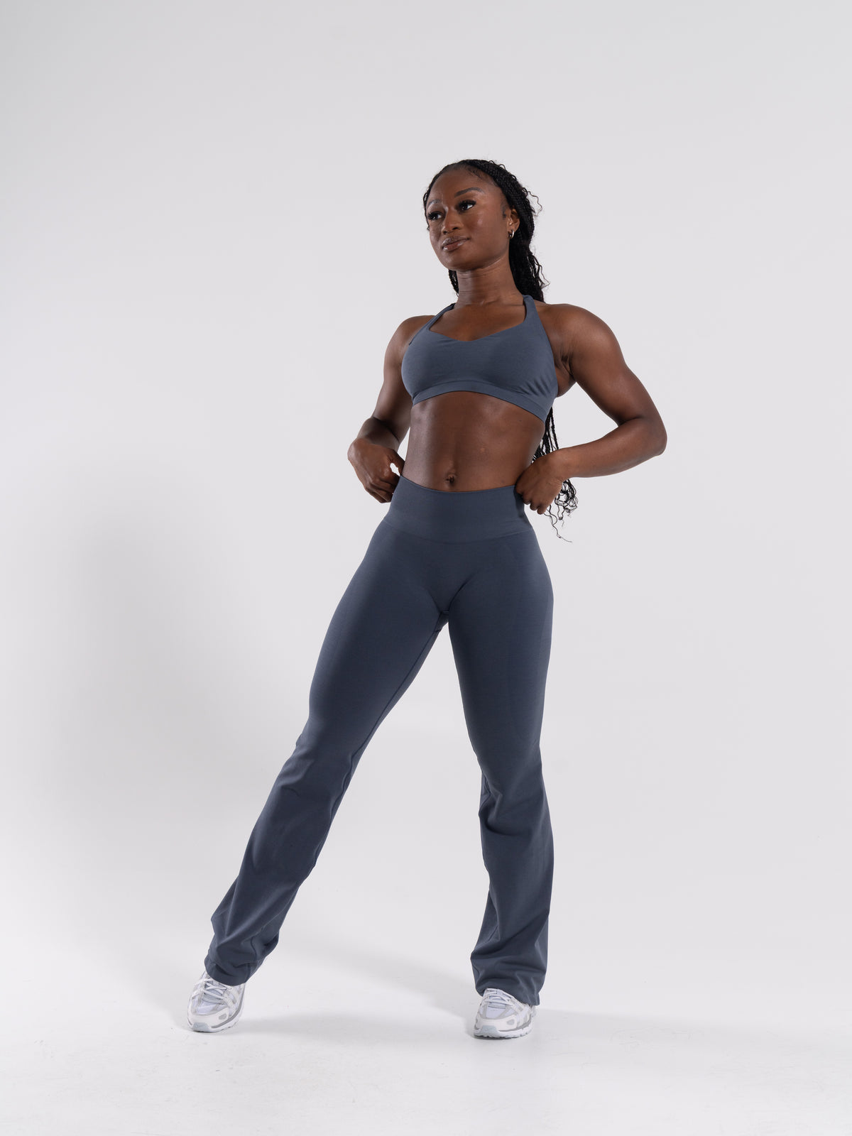 Pump Mid Rise Flared Pant - LT Heather product media