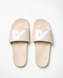 Alpha Slides - Cream / White