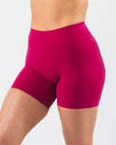 Everyday Core Mid Rise Biker Short - Berry