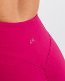 Everyday Core Mid Rise Biker Short - Berry