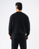 Establishment Split Crewneck - Black