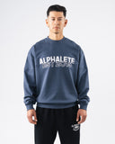 Establishment Split Crewneck - Marine