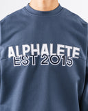Establishment Split Crewneck - Marine