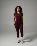Glass Tee - Merlot