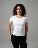 Glass Tee - White