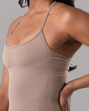Halter Push Tank - Mocha