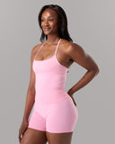 Halter Push Tank - Rose