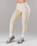 Pump Mid Rise Legging - Wheat