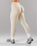 Pump Mid Rise Legging - Wheat