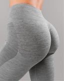 Pump Mid Rise Legging - Heather Grey